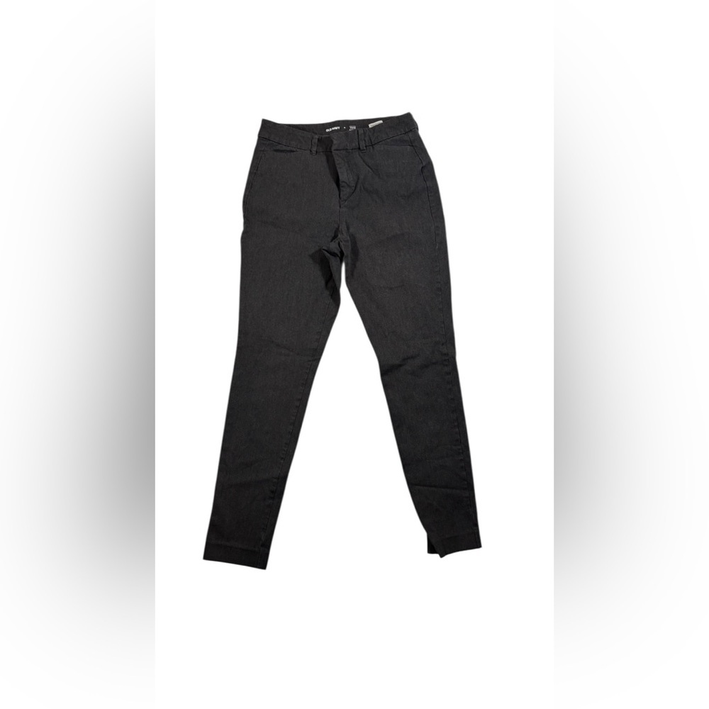 Old Navy Pixie Pants Woman Size 4 slate tapered zip mid rise whimsy goth grunge